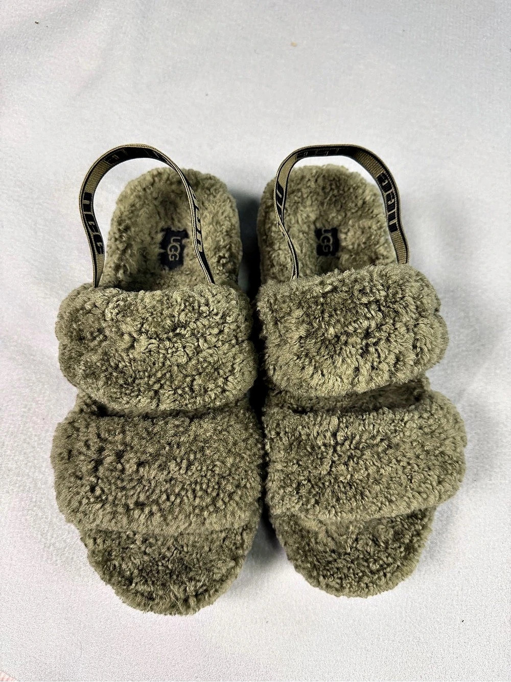 UGG Scuffette II Shearling Slippers in Green US  10